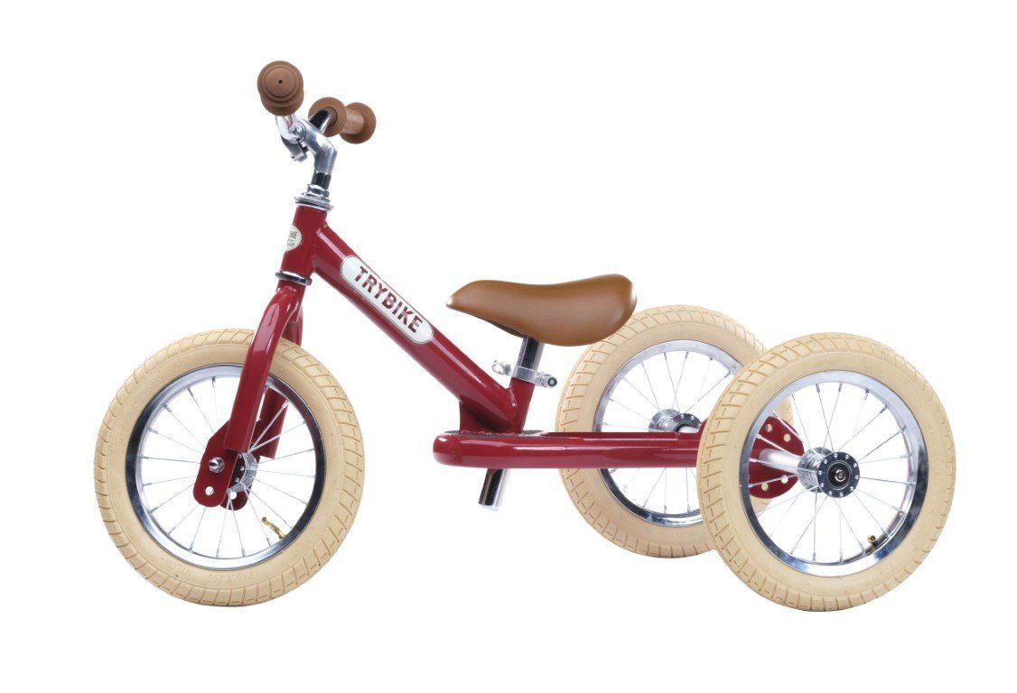 Trybike: Steel - Vintage Red/Creme image