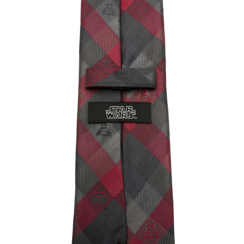 Darth Vader (Red) - Modern Plaid Tie image