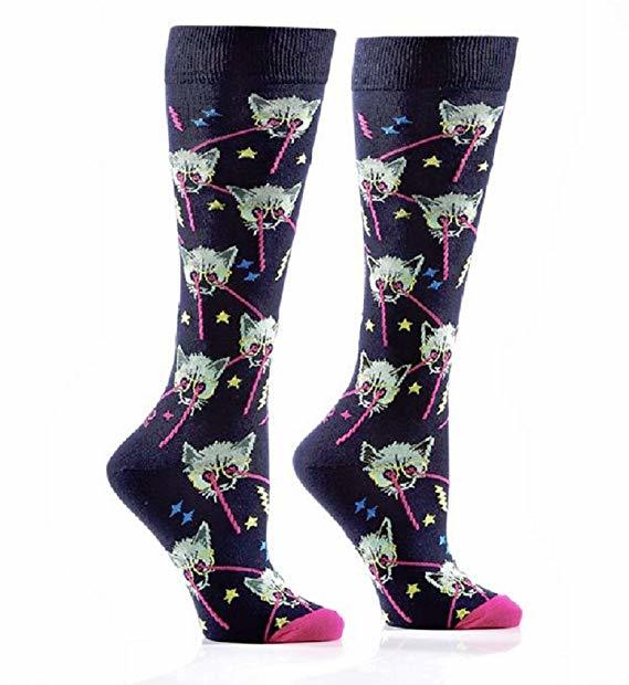 Women's Knee High Socks - Lazer Cats image