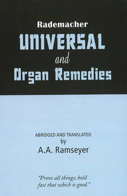 Rademacher Universal & Organ Remedies by A.A. Ramseyer image