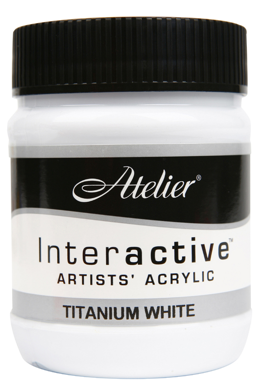 Buy Atelier Interactive Artists' Acrylic Paint Titanium White (250ml