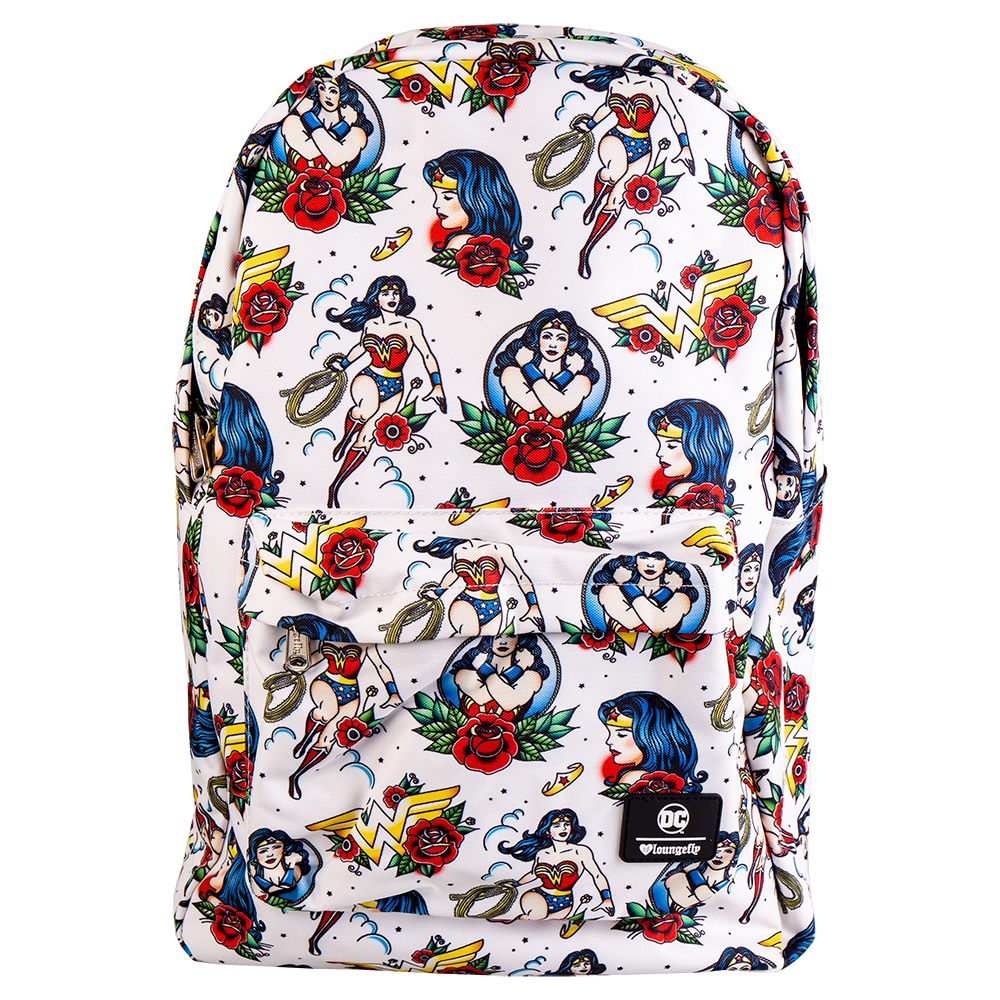 Loungefly: Wonder Woman - Tattoo Print Backpack