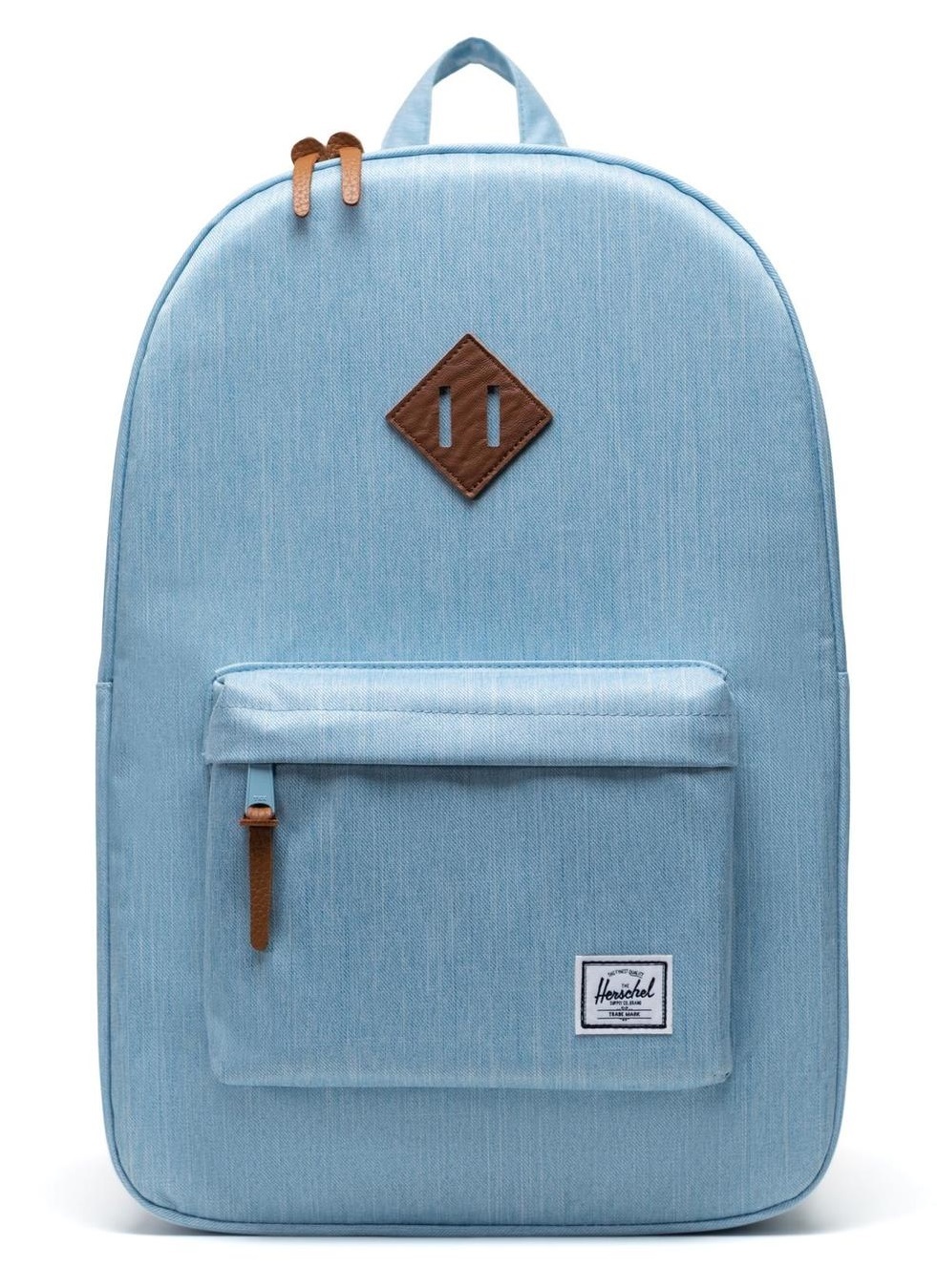 light denim backpack