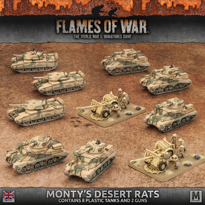 Flames of War: Monty's Desert Rats - Starter Army Box