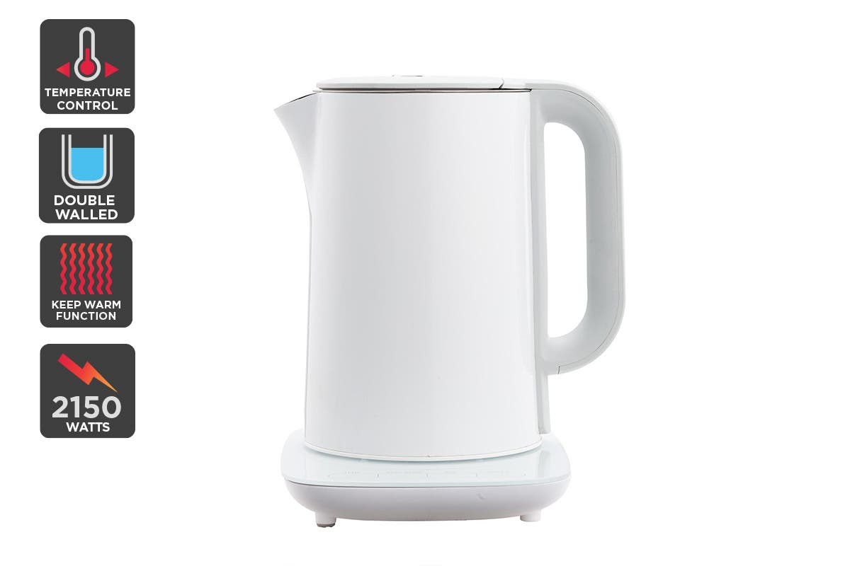 Buy Kogan Double Walled Smart Kettle (White) at Mighty Ape NZ