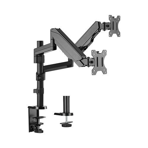 Brateck Full Extension Gas Spring Dual Monitor Arm