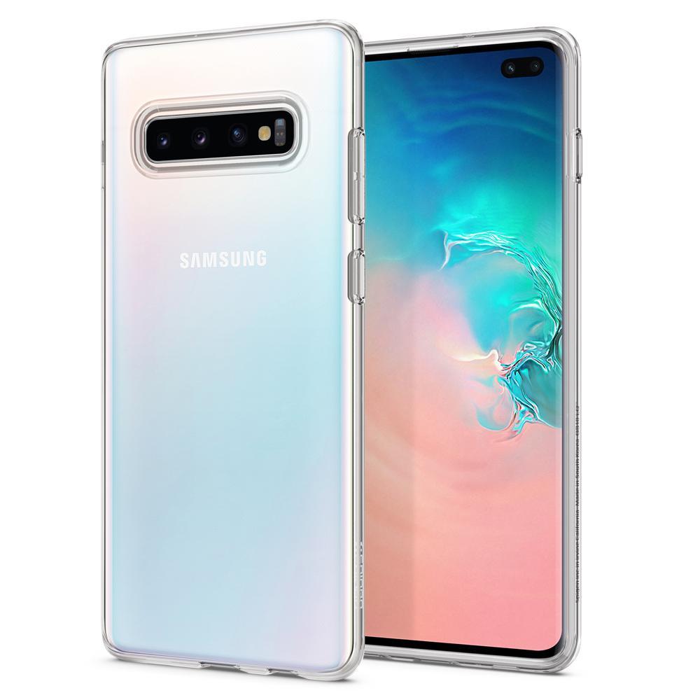 Spigen Galaxy S10+ Liquid Crystal Case - Crystal Clear