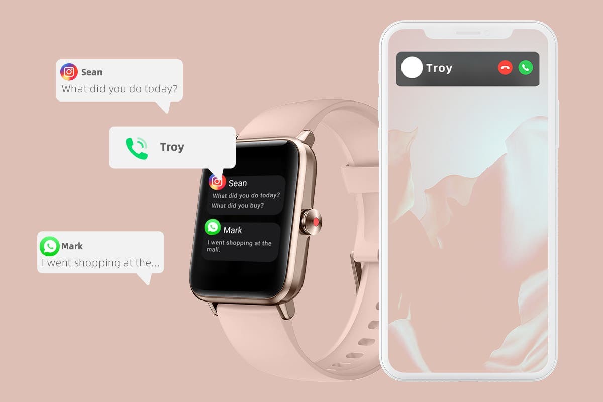 Kogan Active+ II Smart Watch (Rose Gold) at Mighty Ape NZ