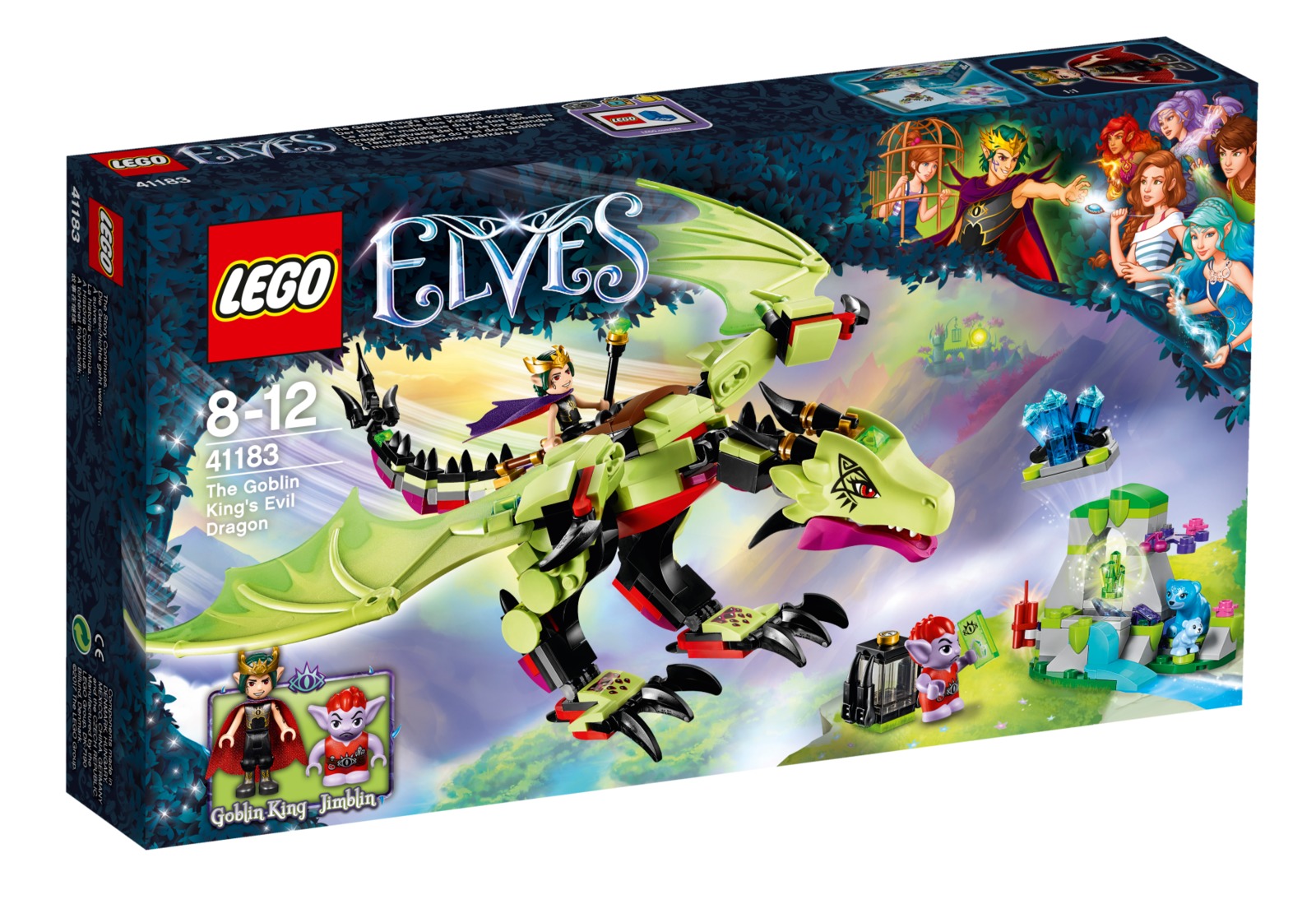 LEGO Elves: The Goblin King's Evil Dragon (41183) image