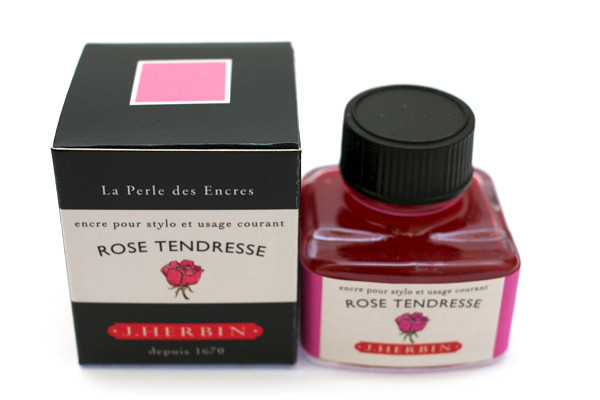 J Herbin: Fountain Pen Ink - Rose Tendresse (30ml)