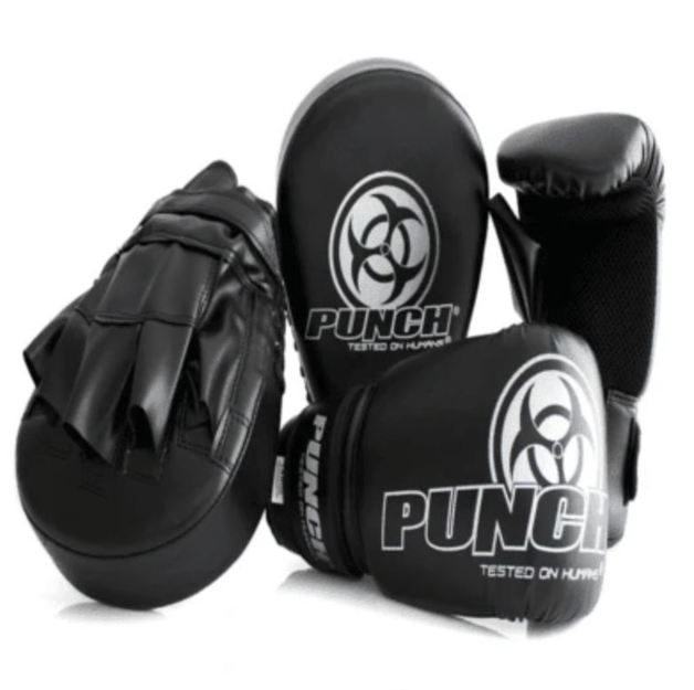 Buy Punch Equipment Boxing Gloves Urban Combo Pack Black Small at