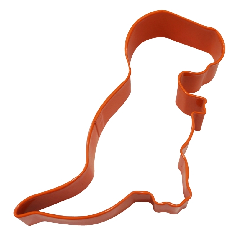 T-Rex Baby Cookie Cutter - Orange (12cm) image