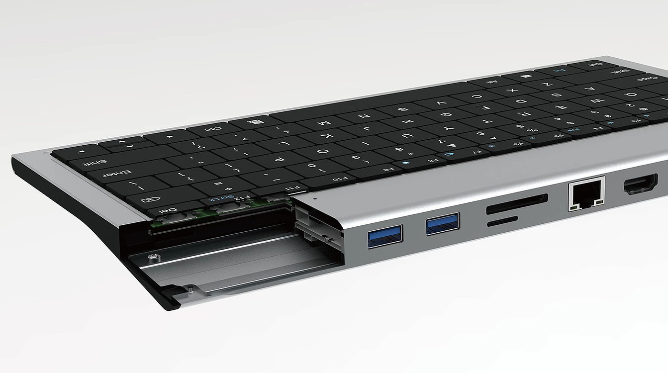 Feeltek 11 in 1 usb c keyboard hub at mighty ape nz