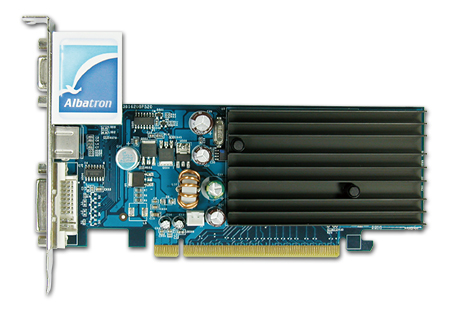 ALBATRON 7100GS 128MB DDR2 TV OUT PCIE image