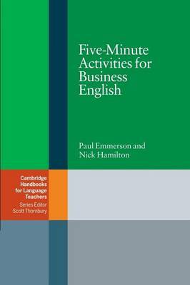 Five-Minute Activities for Business English by Paul Emmerson image