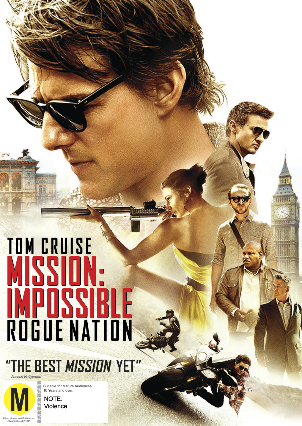 Mission Impossible 5 - Rogue Nation on DVD image