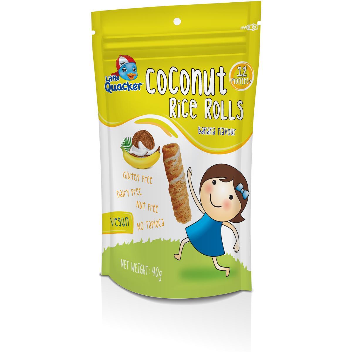 Little Quacker: Coconut Rice Rolls - Banana (40g) image