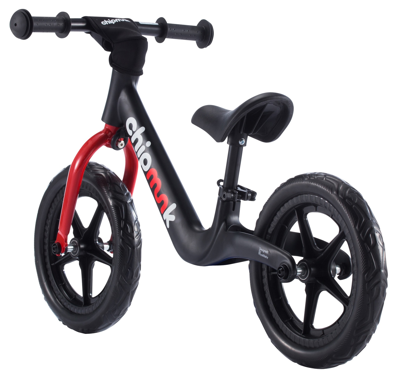 RoyalBaby: Chipmunk Balance Bike - Black image