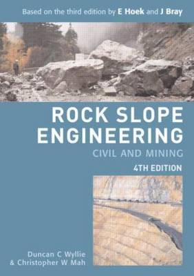 Rock Slope Engineering by Duncan C Wyllie image