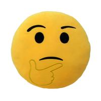 thinking emoji pillow