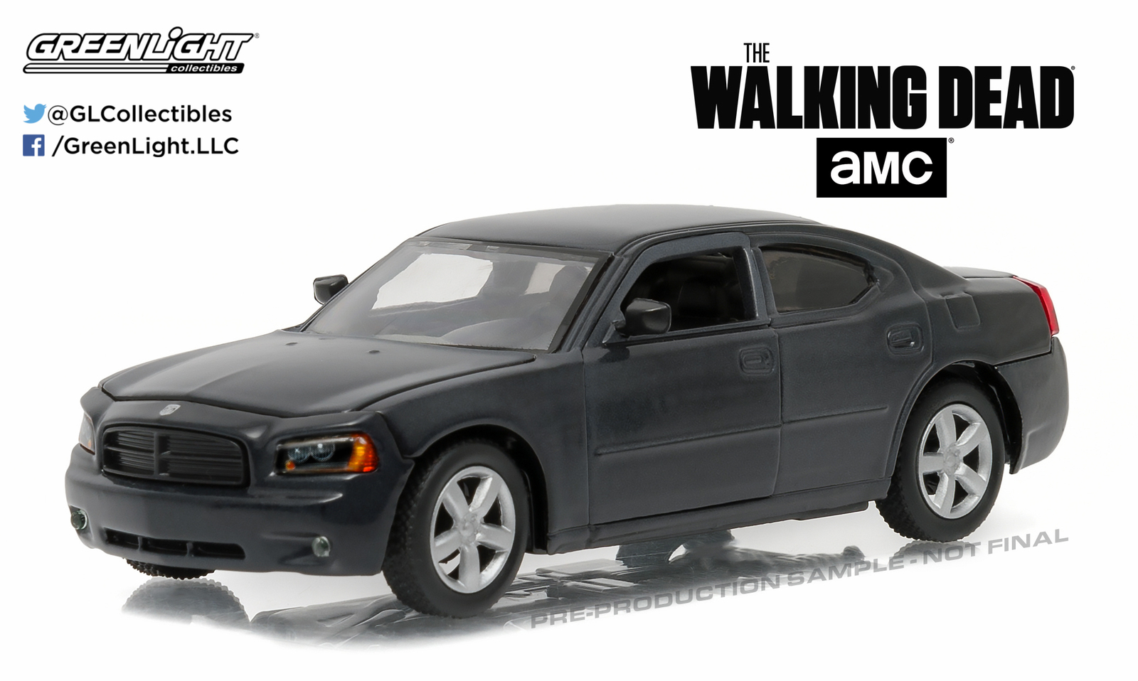 1/43: Dodge Charger - Police - Diecast Model image