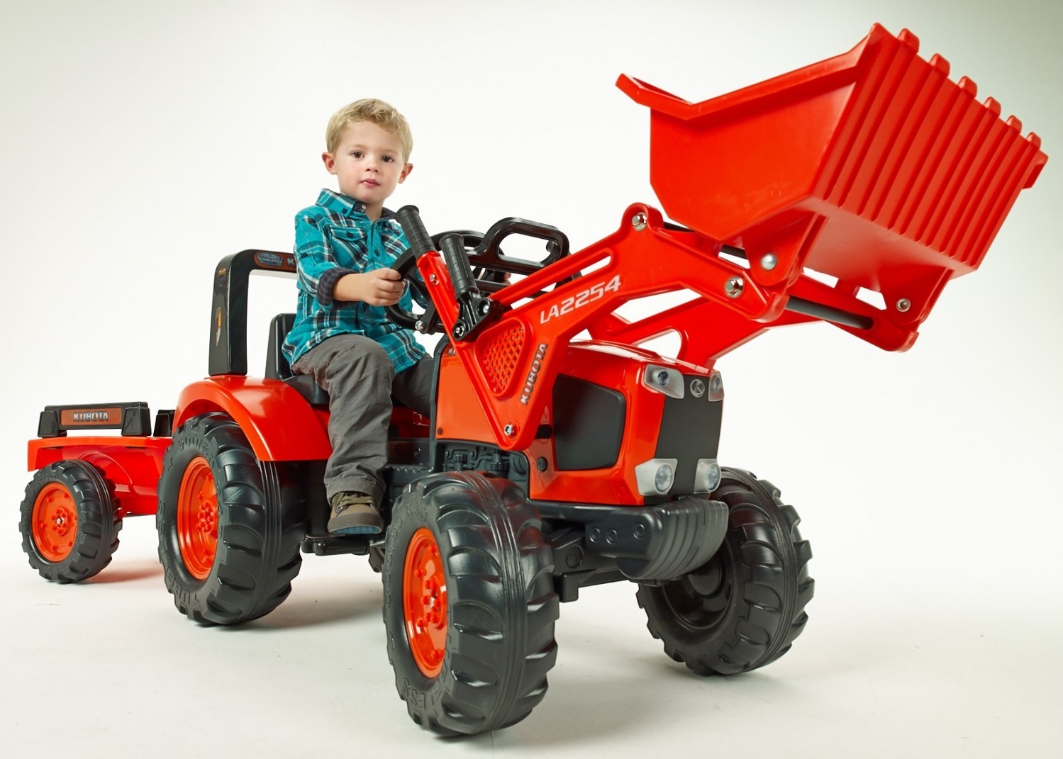 Kubota: M135GX Front Loader with Trailer image