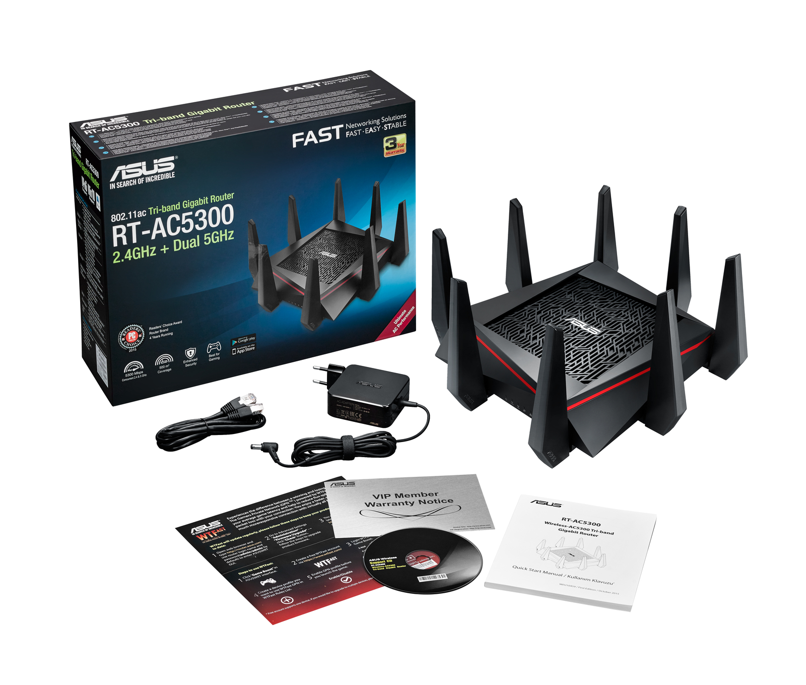 ASUS RT-AC5300 Tri-Band Gigabit Wi-Fi Router image