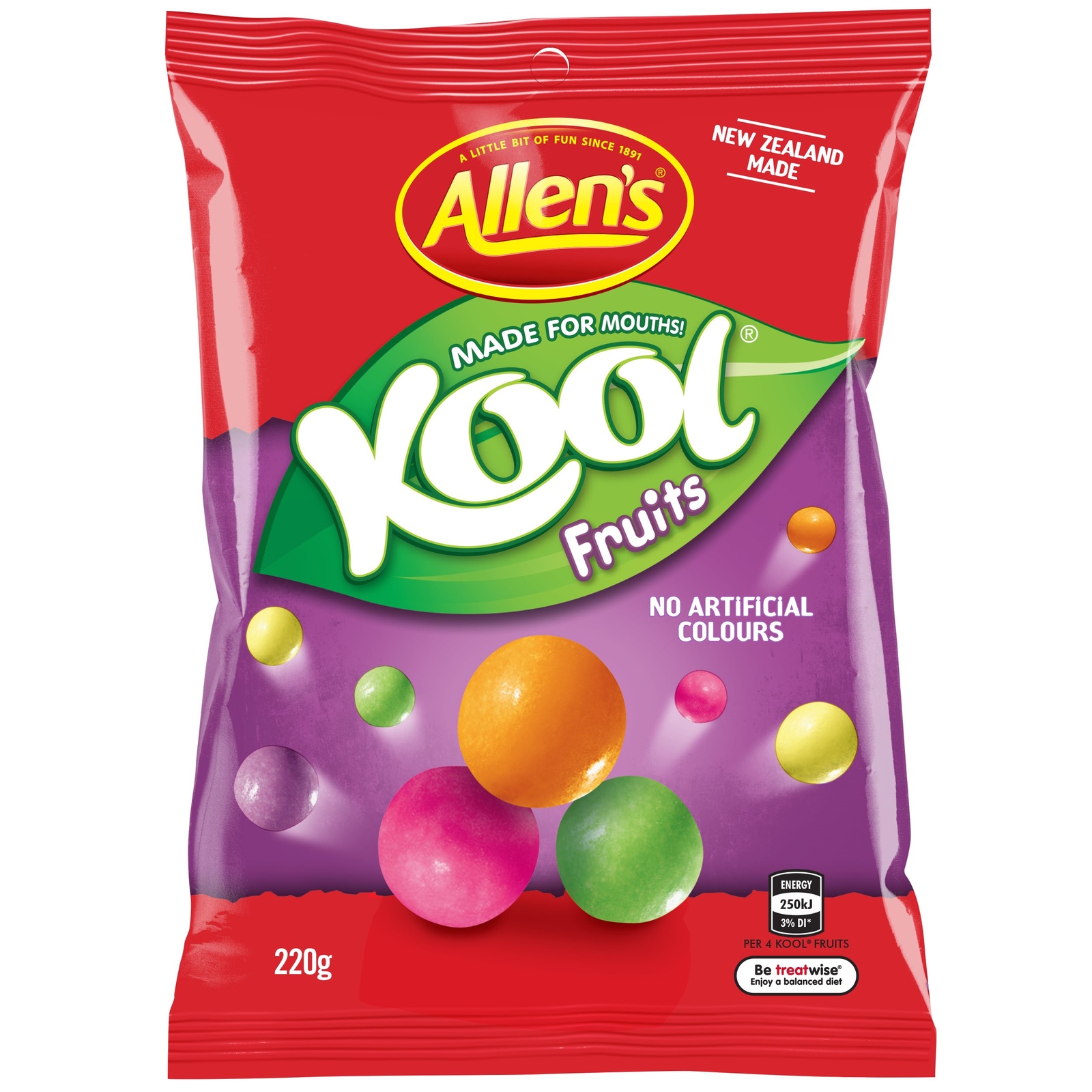 Allen's Kool Fruits (220g) at Mighty Ape NZ