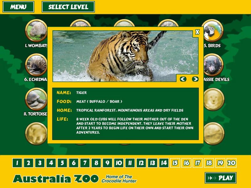 Australia Zoo Animal Links on PC