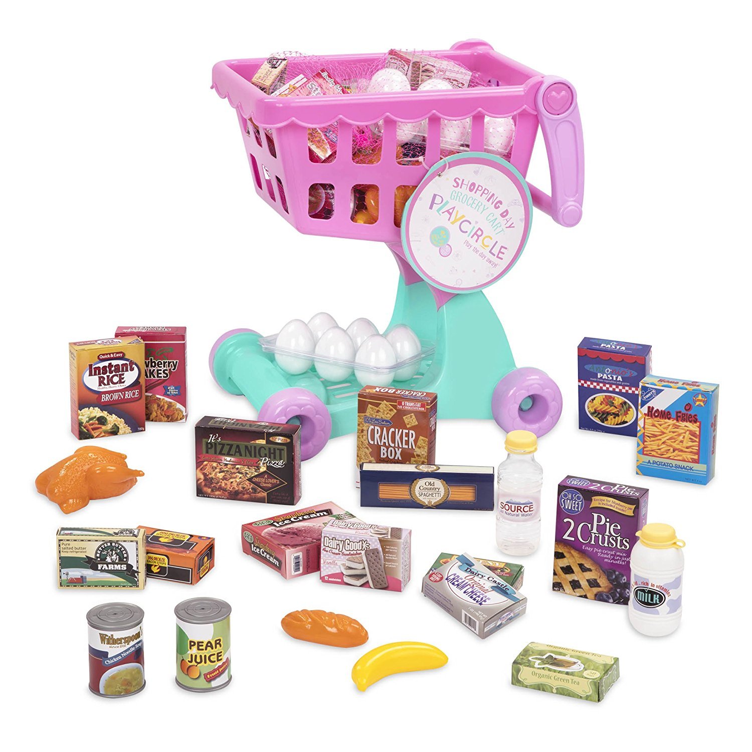 Play Circle: Shopping Cart & Groceries - Roleplay Set image
