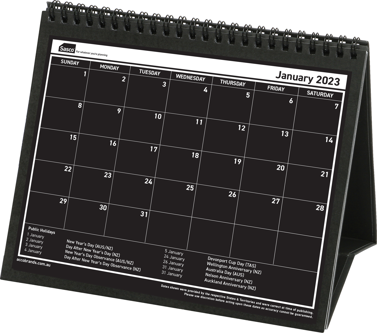 Buy Sasco 2023 Desk Calendar at Mighty Ape Australia