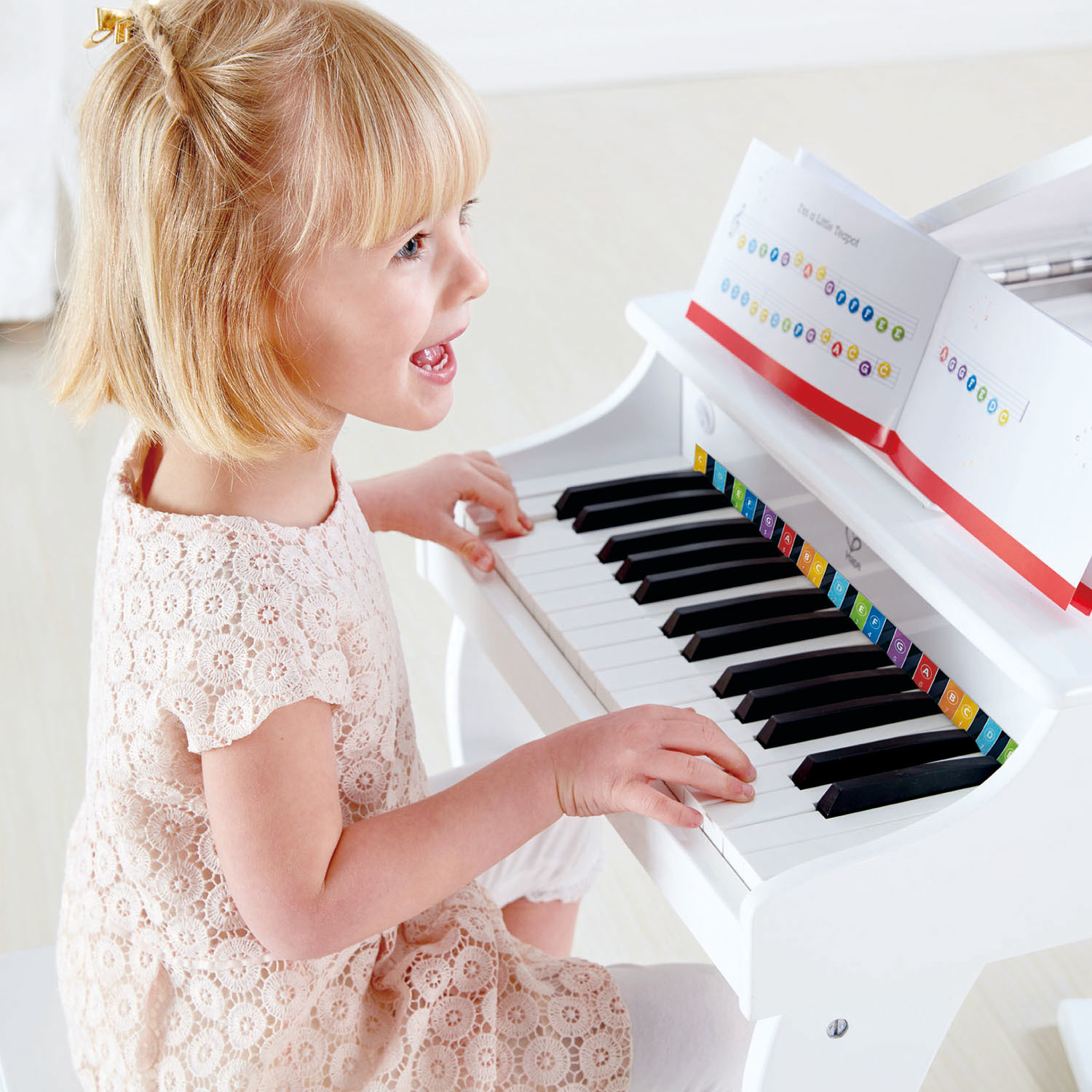 Hape: Deluxe Grand Piano - White image