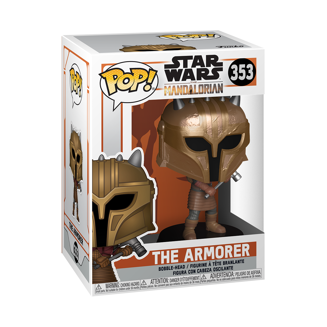 Star Wars: The Mandalorian - The Armor (Metallic) Pop! Vinyl Figure image