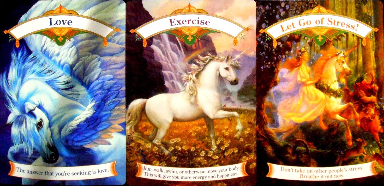 Magical Unicorns Oracle Cards (Deck & Guidebook) by Doreen Virtue image