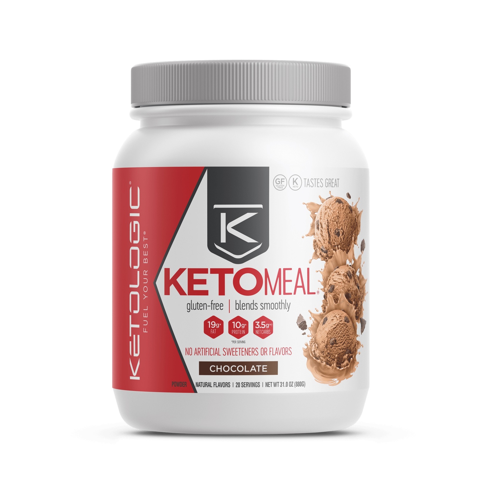 Ketologic: Keto Meal - Chocolate (16 Serves)