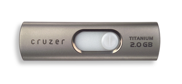 SanDisk Cruzer Titanium USB Flash Drive 2048MB U3