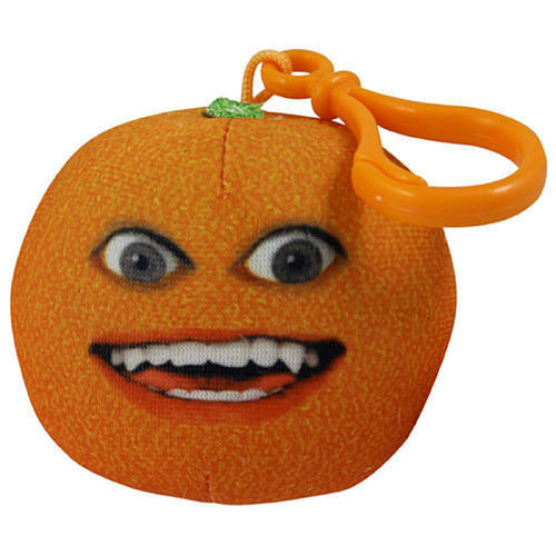 Annoying Orange Talking Plush Keyring / Clip-on - Smiling Orange image