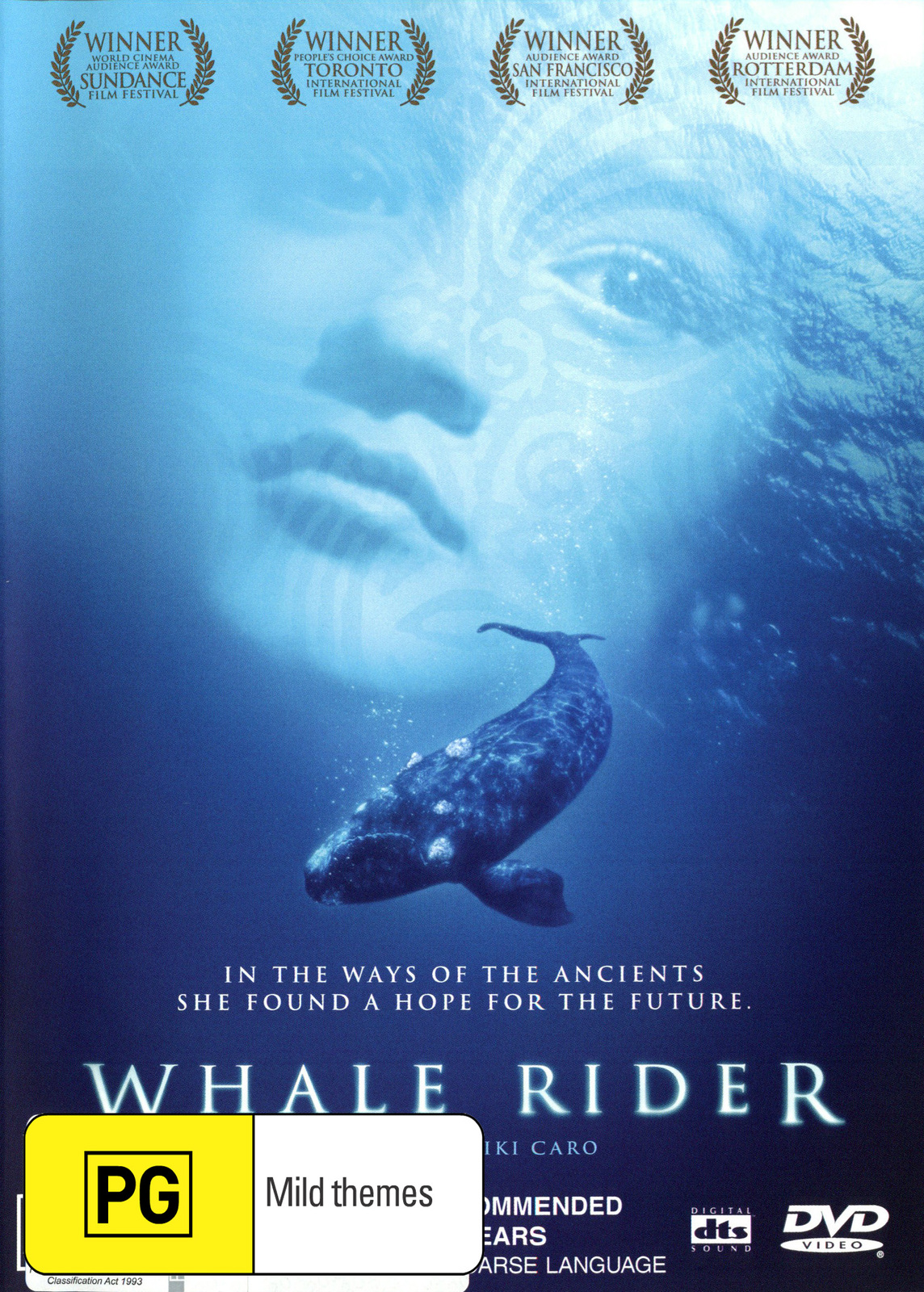 Whale Rider on DVD image