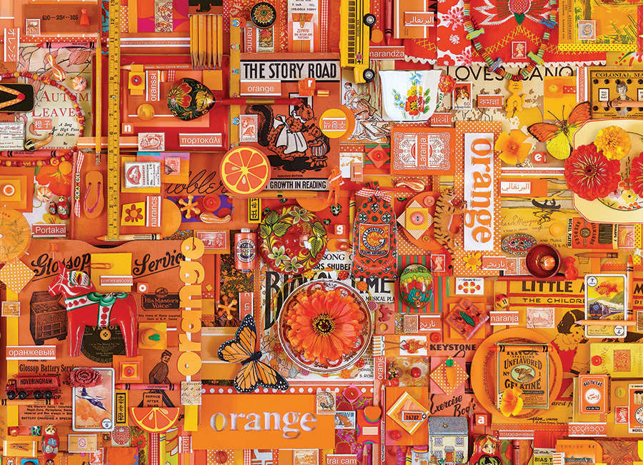 The Rainbow Project: Orange (1000pc Jigsaw)