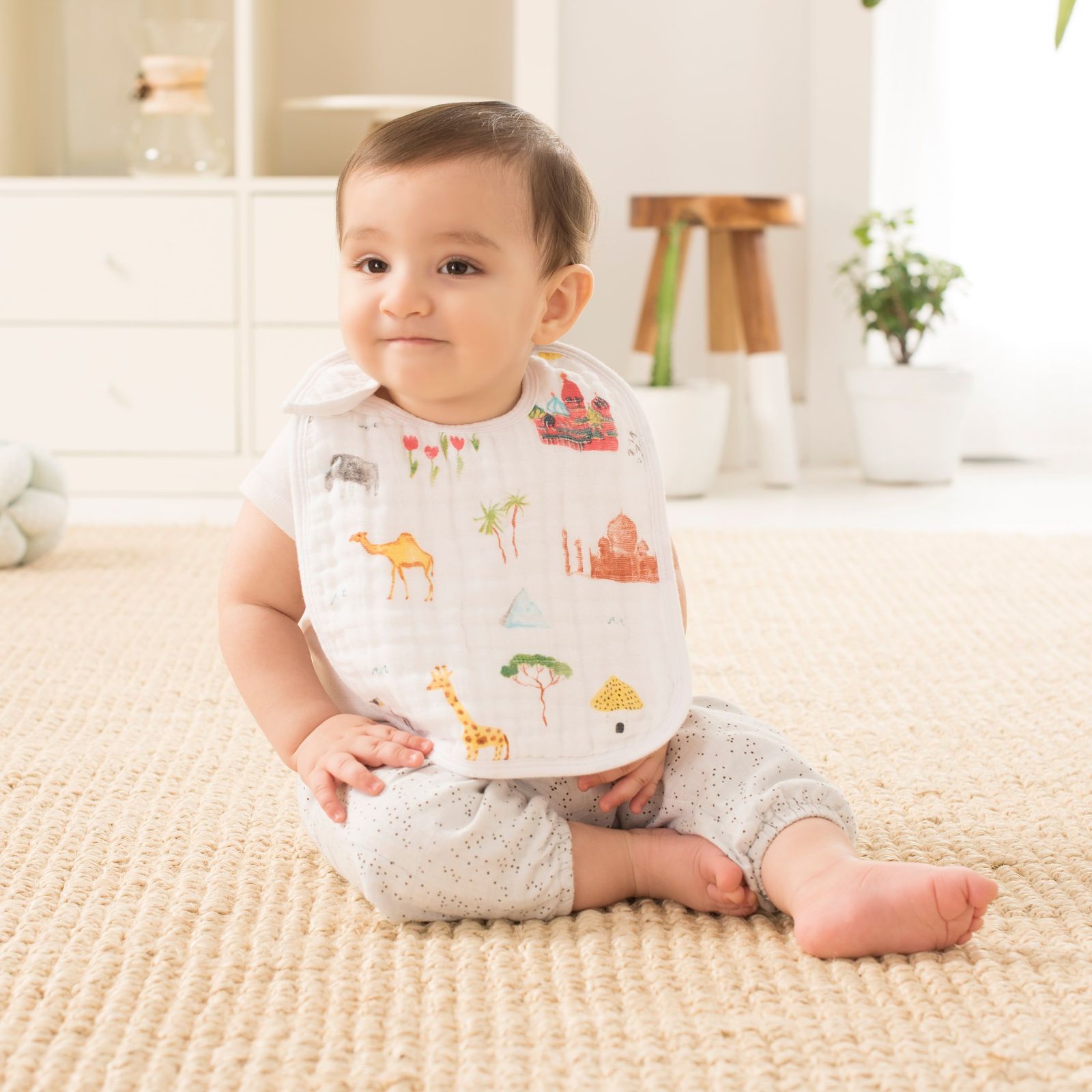 Aden + Anais: Classic Snap Bib - Around The World (3 Pack)