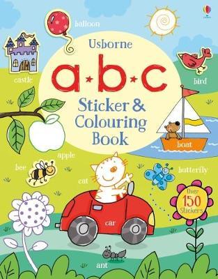 ABC Sticker and Colouring book image