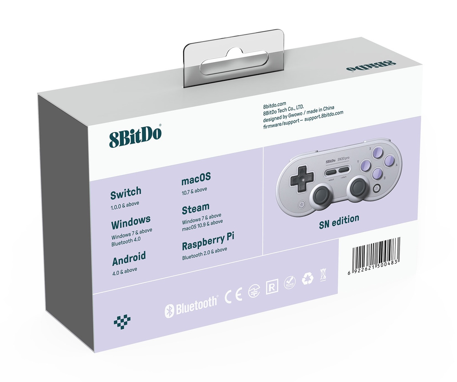 8Bitdo SN30 Pro Bluetooth GamePad (SN Edition) on Switch