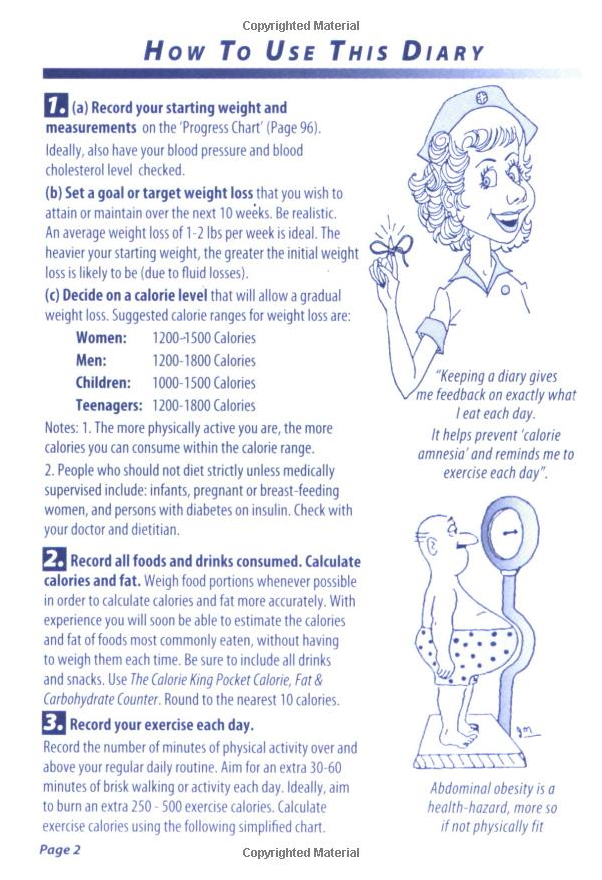 Buy Calorie King Food &amp; Exercise Journal at Mighty Ape Australia