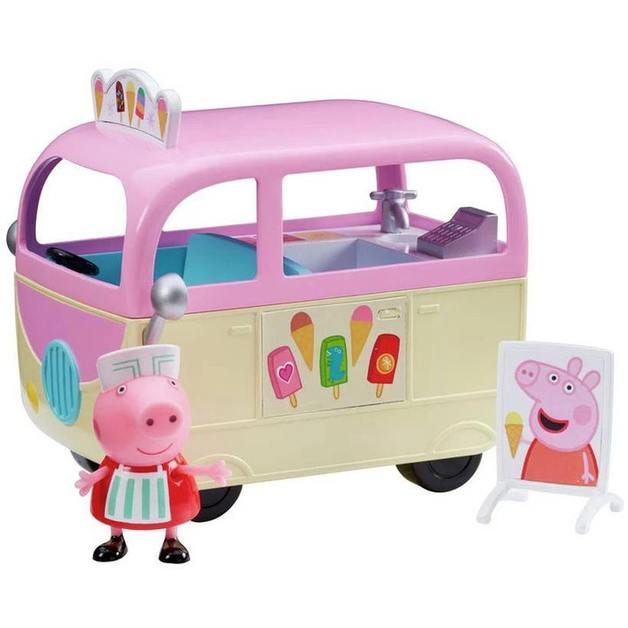 Buy Peppa Pig Vehicles Peppa Pigs' Ice Cream Van at Mighty Ape NZ