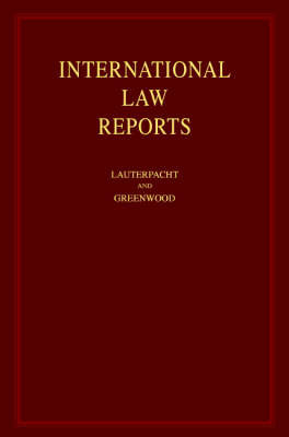 International Law Reports: v. 1-125 image