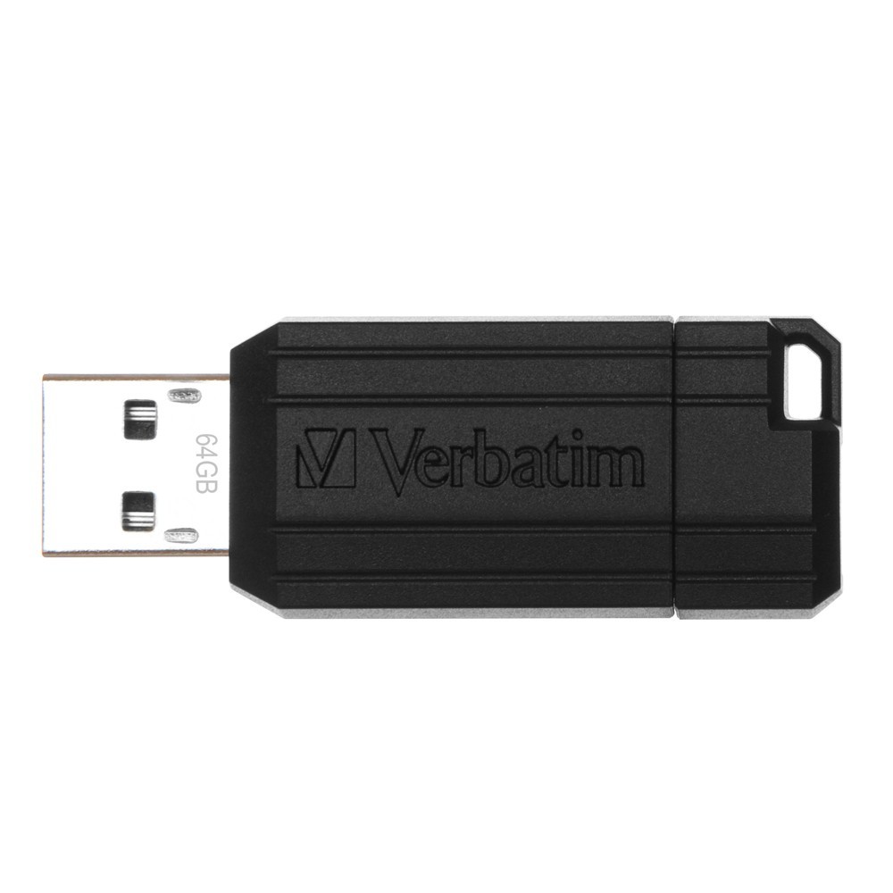 Verbatim Store'n'Go Pinstripe USB Drive - 64GB (Black)