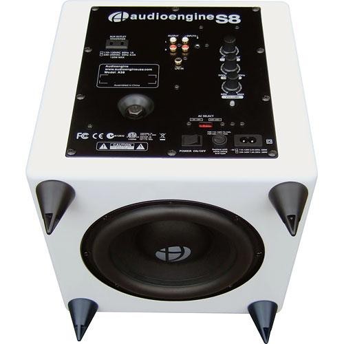 Audioengine: S8 Powered Subwoofer - Hi-Gloss White image