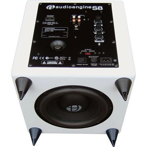 Audioengine S8 Premium Powered Subwoofer - Hi-Gloss White