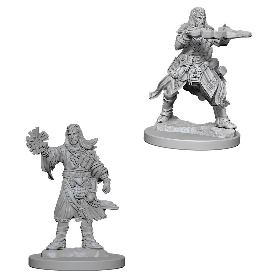 Pathfinder Deep Cuts: Unpainted Miniature Figures - Male Human Wizard image