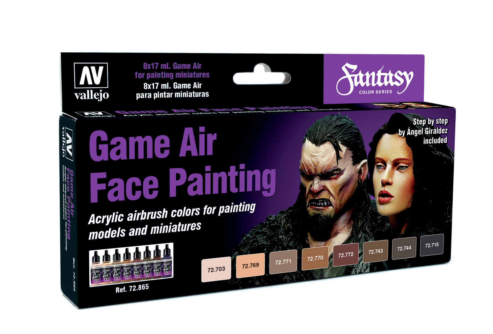 Vallejo Game Air Set: Face Painting image